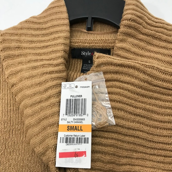 Style & Co Cowl Neck Trumpet Sleeve Sweater - Picture 6 of 6